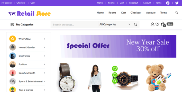 Tech Storefront (WordPress)