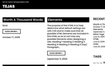 Tejas (screenshot desktop)