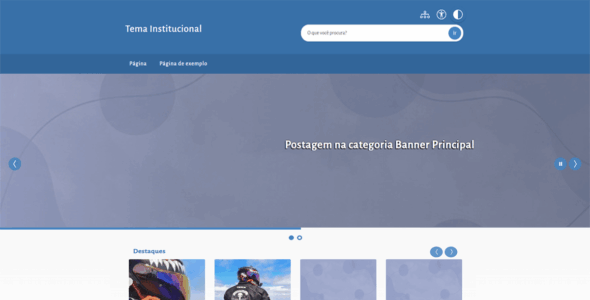 Tema Institucional (WordPress)