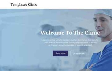 Templazee Clinic (screenshot desktop)