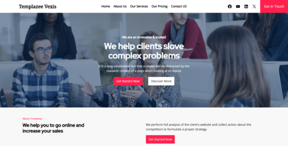 Templazee Vexis (WordPress)