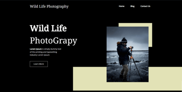 Templazee Wild Life Photography (WordPress)