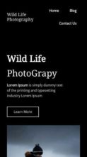 Templazee Wild Life Photography (screenshot mobile)