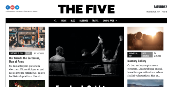 Tenzin News Magazine (WordPress)