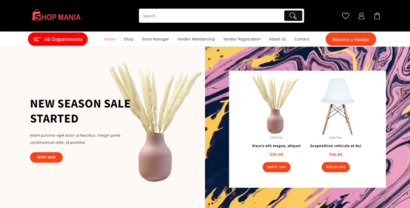 Th Shop Mania (WordPress)