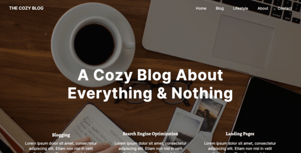 The Cozy Blog (WordPress)