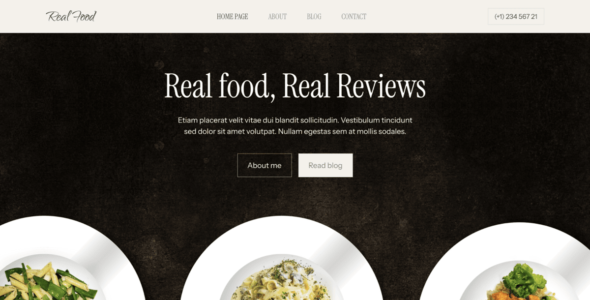 The Food Reviewer (WordPress)