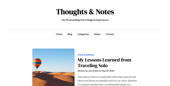 The Free Blogger (WordPress)