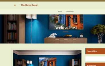 The Home Decor (screenshot desktop)