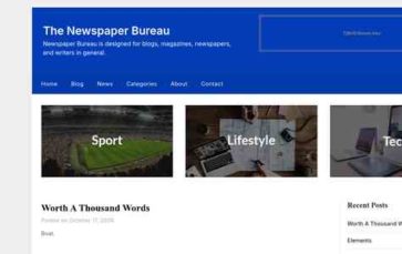 The Newspaper Bureau (screenshot desktop)