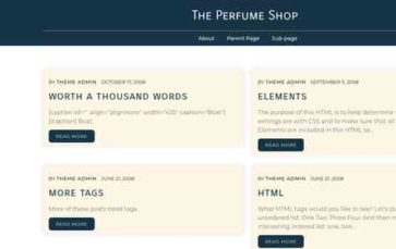 The Perfume Shop (screenshot desktop)