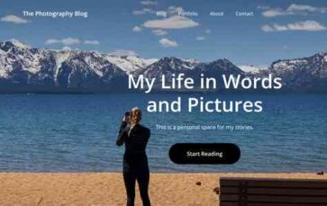 The Photography Blog (screenshot desktop)