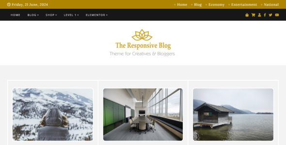 The Responsive Blog (WordPress)