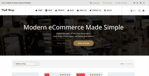 The8 eCommerce Store (WordPress)