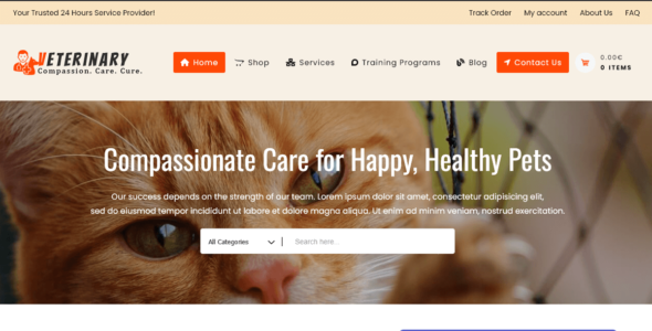 The9 Pet Veterinary (WordPress)