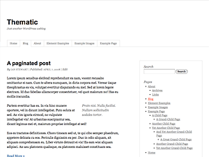 Thematic (WordPress)