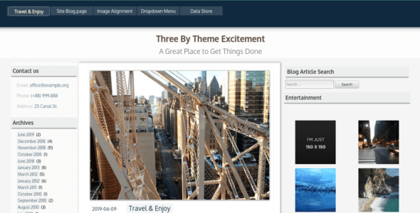 Three By (WordPress)