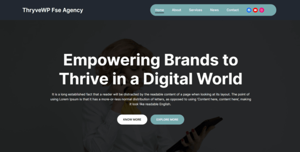 Thryvewp FSE Agency (WordPress)