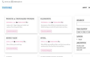 TiStore (screenshot desktop)