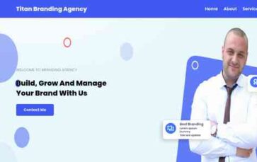 Titan Branding Agency (screenshot desktop)