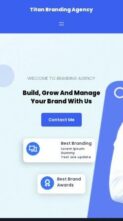Titan Branding Agency (screenshot mobile)