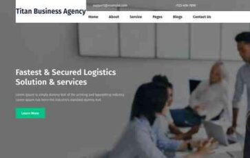 Titan Business Agency (screenshot desktop)
