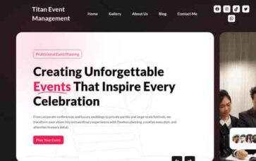 Titan Event Management (screenshot desktop)