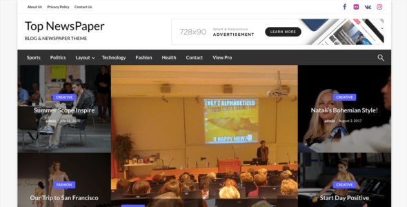 Top Newspaper (WordPress)