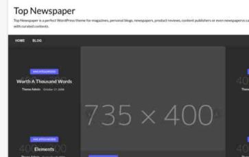 Top Newspaper (screenshot desktop)