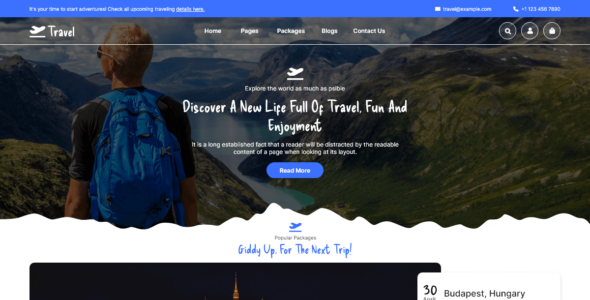 Tour booking Agency (WordPress)