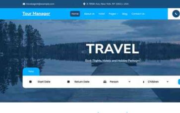 Tour Manager (screenshot desktop)