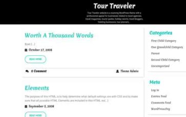 Tour Traveler (screenshot desktop)