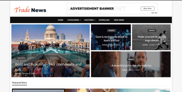 Trade News (WordPress)