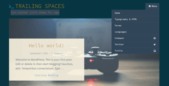Trailing Spaces (WordPress)
