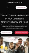Translation Service (screenshot mobile)