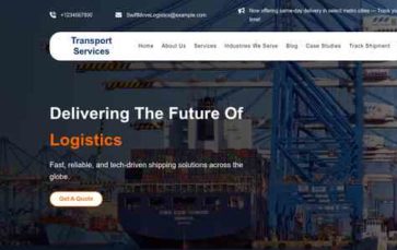 Transport Services (screenshot desktop)