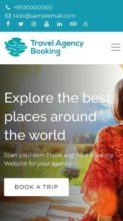 Travel Agency Booking (screenshot mobile)