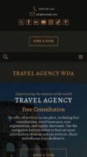 Travel Agency WDA (screenshot mobile)
