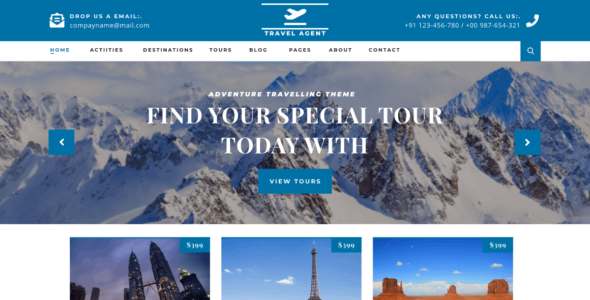 Travel Agent (WordPress)
