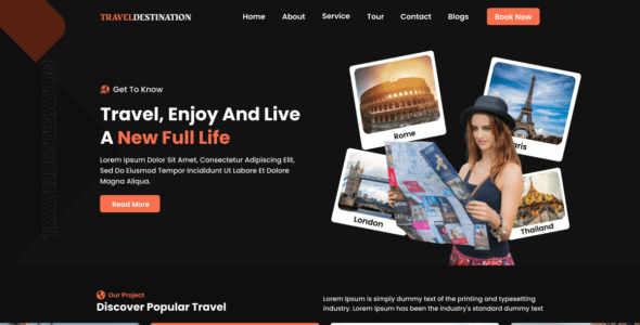 Travel Holiday Spots (WordPress)