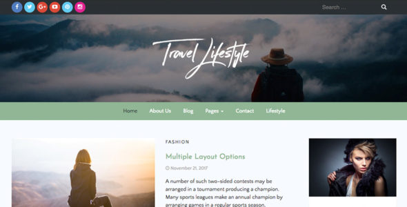 Travel Lifestyle (WordPress)