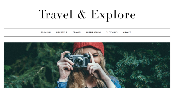 Travel Minimalist Blogger (WordPress)