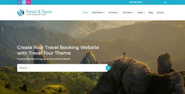 Travel Tour (WordPress)