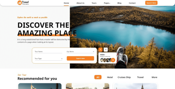 Travel Tourist (WordPress)