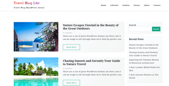TravelX Lite (WordPress)