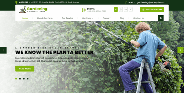 Tree Plantation (WordPress)