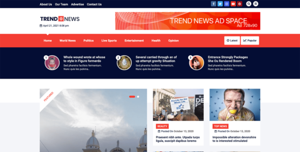 Trend News (WordPress)