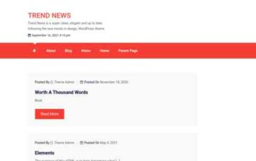 Trend News (screenshot desktop)