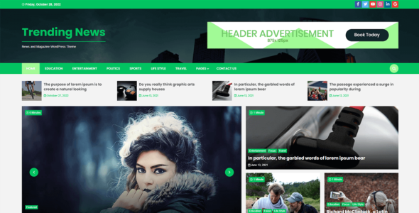 Trending News (WordPress)