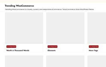 Trending WooCommerce (screenshot desktop)